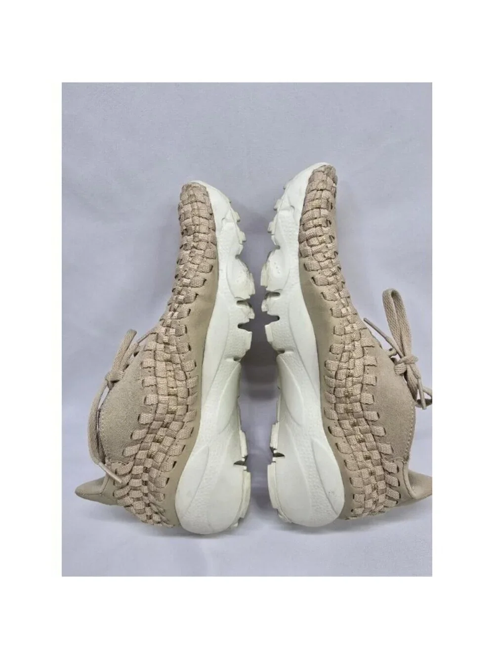 Nike AIR FOOTSCAPE WOVEN NM Khaki Size 8 Women's 917698-200